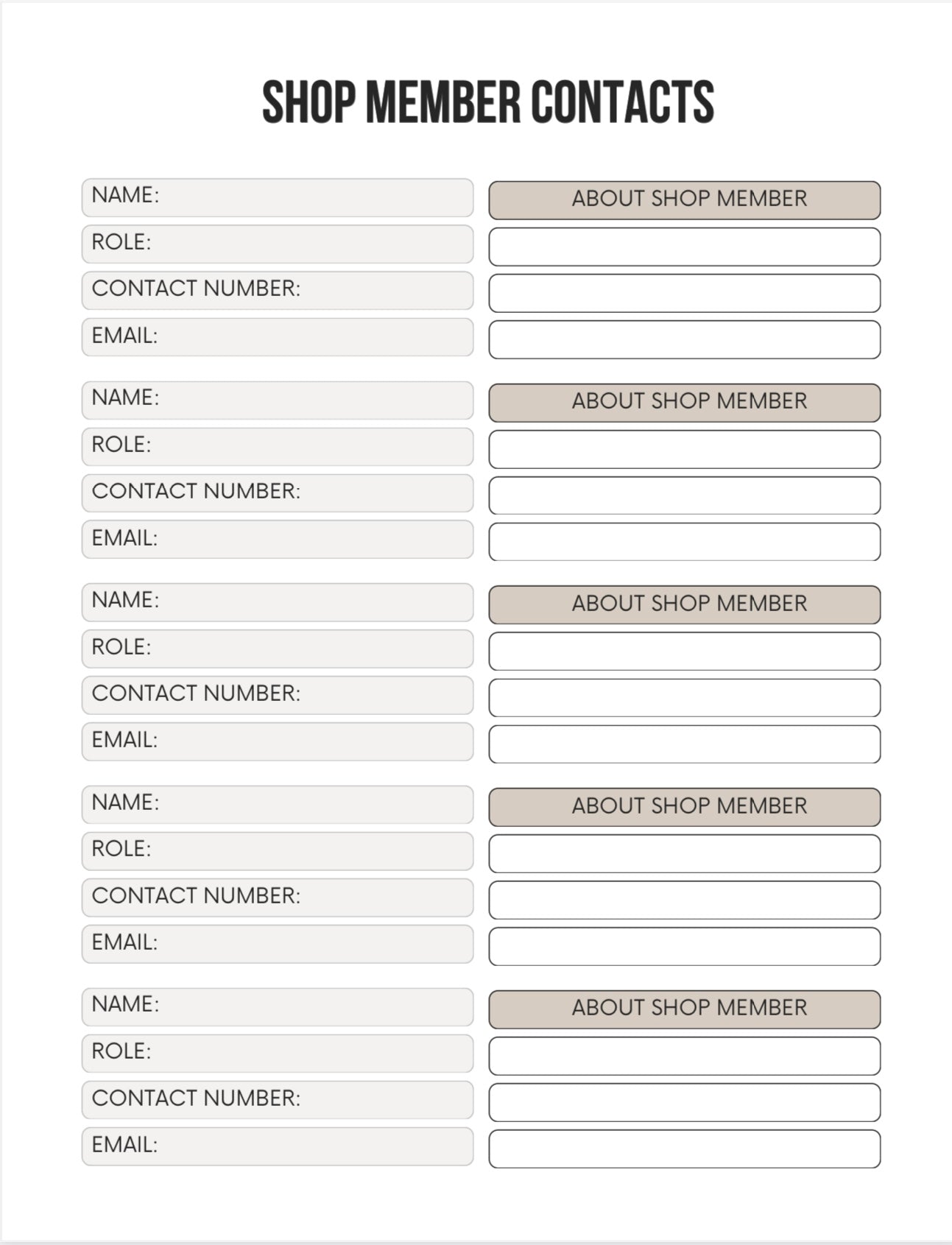 Business Owner Planner~80 Pages